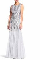  Silver Beaded Gown