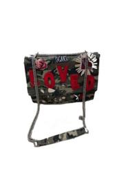  Military Canvas Novelty Patch Chain Bag