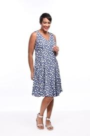  Sleeveless Persimmon Dress