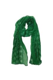  Embroidered Chiffon Scarf