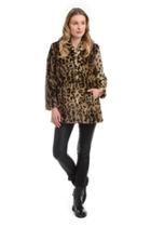  Notch Leopard Coat