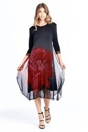  Pleaed Morowarose Dress