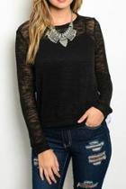  Long Sleeve Knit Top