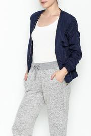  Zip Up Bomber Jacket