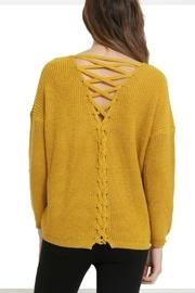  Laceup Back Sweater