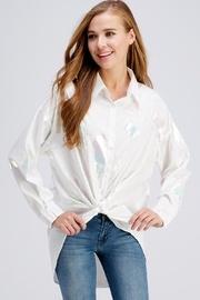  Hologram Button Down