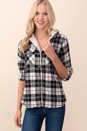  Plaid Hoodie Shirt