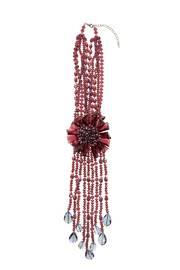  Burgundy Statement Necklace