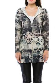  Abstract Flare Jacket