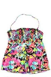  Floral Ruffled Bandeau