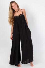  Black Crochet Jumpsuit