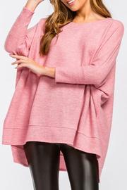  Oversize Boxy Tunic Top