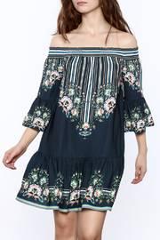  Off-shoulder Ruffle Dress