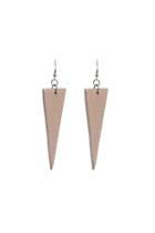  Leather Triangle Earrings