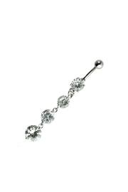  Crystal Dangle Belly Button Ring