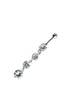  Crystal Dangle Belly Button Ring