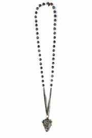 Long Pyrite Necklace