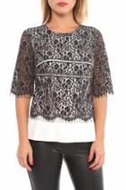  Lace Layered Top