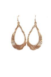  Feather Textured Earrings