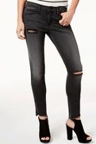  Slanted-hem Cropped Jean