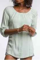 Embroidered Peasant Blouse