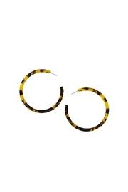  Acetate Hoop Earrings