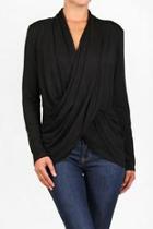  Cross Drape Top