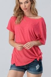  Oversized Slub Crew Tee