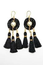  Black Dream Catcher Earrings