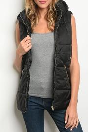  Black Puff Vest