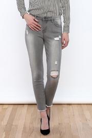  Gray Distressed Jeans