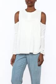  Cotton Cold-shoulder Blouse