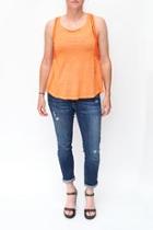  Orange Mesh Tank