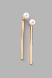 Pearl Bar Earrings