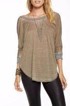  Jersey Three-quarter Sleeve Top