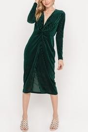  Ribbed Twist Dress