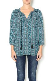  Printed Tassel Top