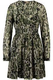  Khaki Print Dres