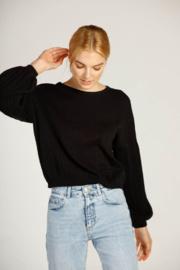  Drop Shoulder Ribbed Sweater