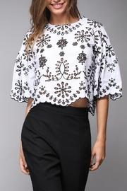  Eyelet Crop Top