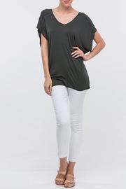 Rib Patched Openback Top