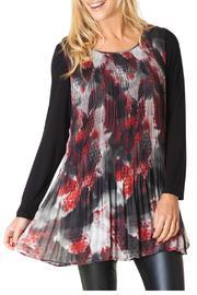  Pleated Pattern Dress