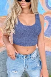  Fuzzy Cropped Tank