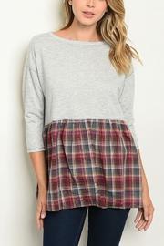  Plaid Block Top