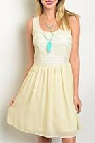  Lace Cream Dress