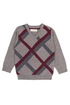  Grey Plaid Sweater