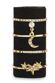  Stardust Layering Rings