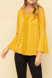  Lace Sandwashed Top