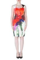  Scoop Neck Floral Dress