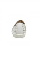  White Perforated Sneaker